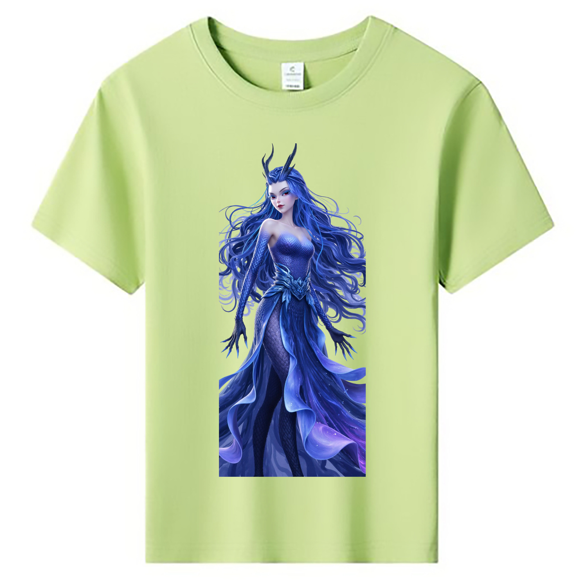 （画像用） Ne Zha 2 ナタ 魔童の大暴れ 綿100％キッズTシャツ（フロントプリント）